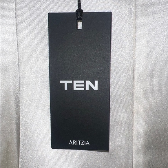 Aritzia Cream Satin Mini Dress - Picture 3 of 3